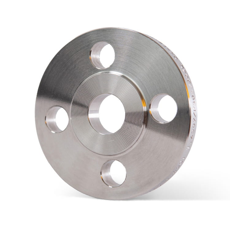 Edelstahl geschmiedeter säurebeständig Glatter Flansch DN40 48.3 mm PN10/16/25/40 (EN1092-1/01B) aus V4A Edelstahl 1.4571 / 316Ti